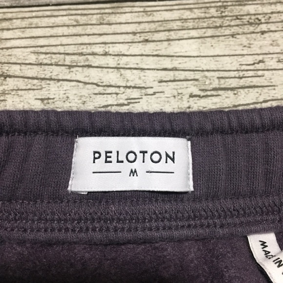 Peloton Joggers Sweatpants Men’s M Purple Tapered (Inseam 27) Read Desc - Picture 9 of 11